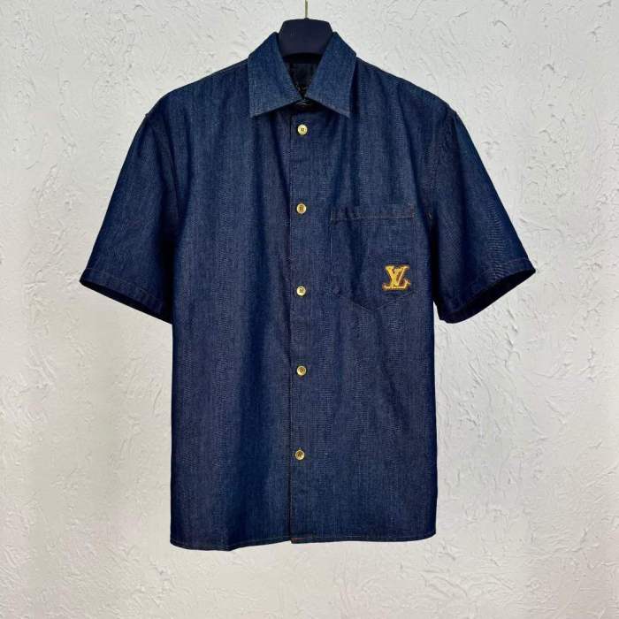 LV Shirt High End Quality-1111