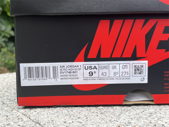 Authentic Air Jordan 1 High OG “Spider-Verse” Custom