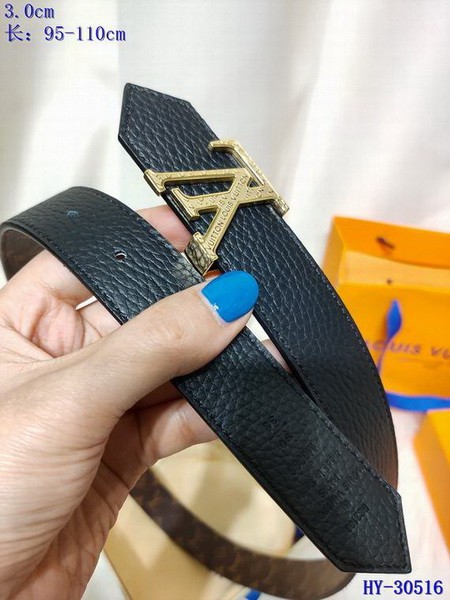 Super Perfect Quality LV Belts(100% Genuine Leather Steel Buckle)-4575