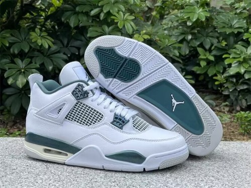 Authentic Air Jordan 4 Oxidized Green GS