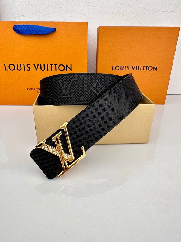 Super Perfect Quality LV Belts(100% Genuine Leather Steel Buckle)-4564