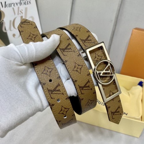 Super Perfect Quality LV Belts(100% Genuine Leather Steel Buckle)-4478