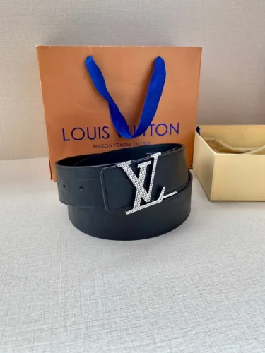 Super Perfect Quality LV Belts(100% Genuine Leather Steel Buckle)-4492