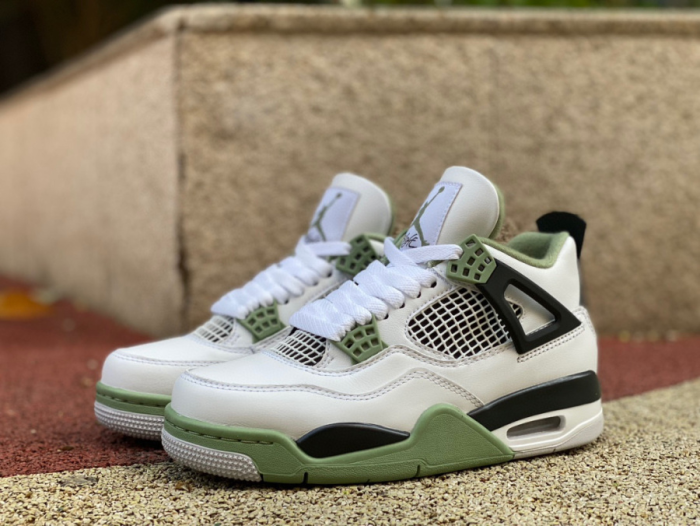 Authentic Air Jordan 4 “Seafoam” Women