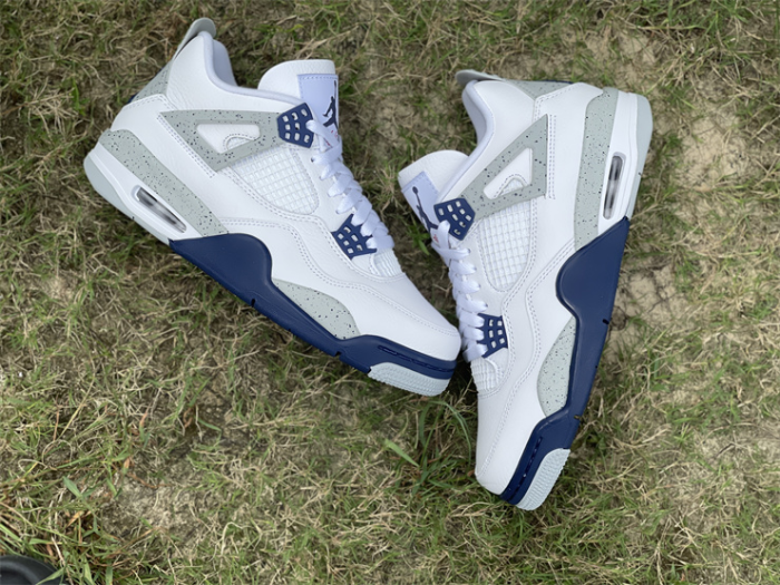 Authentic Air Jordan 4“Midnight Navy” Women