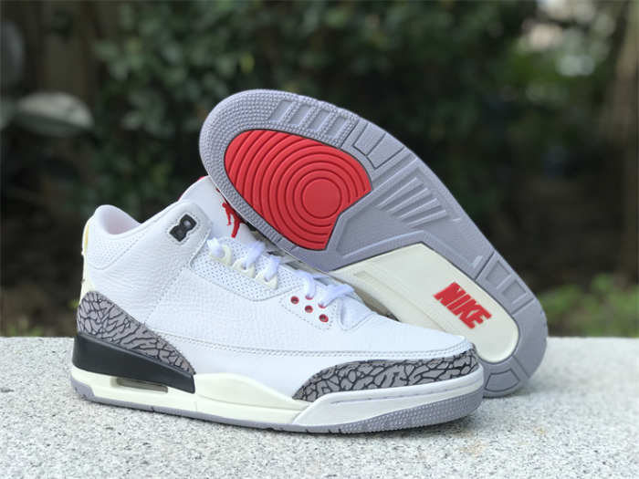 Authentic Air Jordan 3 “White Cement Reimagined” GS