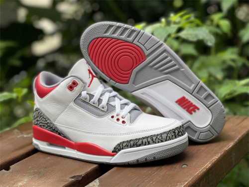 Authentic Air Jordan 3 OG “Fire Red” GS