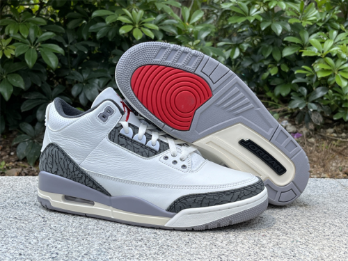 Authentic Air Jordan 3 “Cement Grey” GS