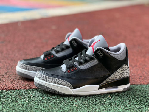 Authentic Air Jordan 3'88 Retro “Black Cement” GS