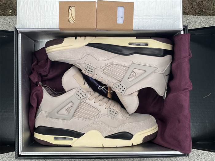 Authentic A Ma Maniere x Air Jordan 4 “Fossil Stone”