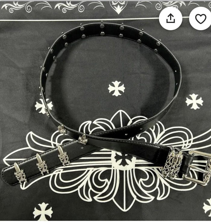 Super Perfect Quality Chrome Hearts Belts-141