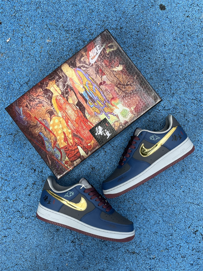 Authentic Nike Air Force 1 Low Black WuKong