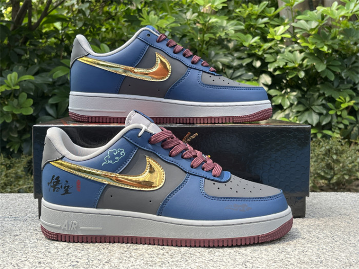 Authentic Nike Air Force 1 Low Black WuKong