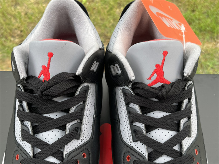 Authentic Air Jordan 3 “Black Cement” 2024