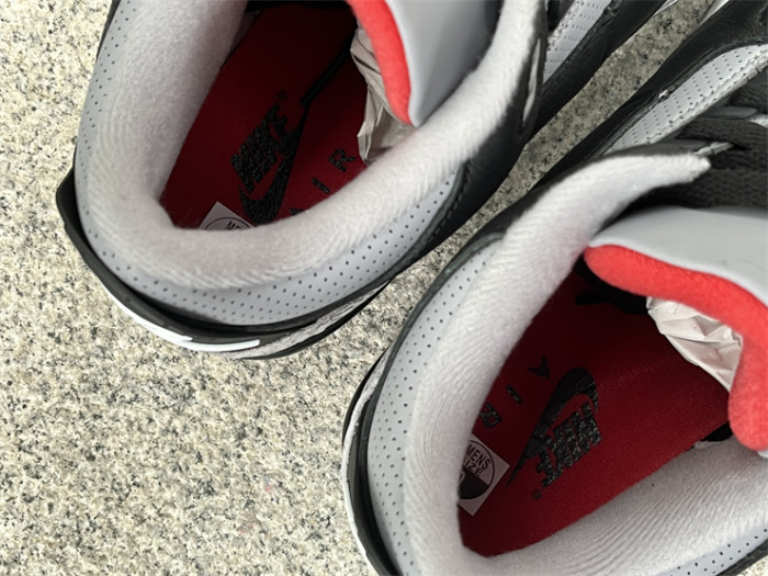 Authentic Air Jordan 3 “Black Cement” 2024