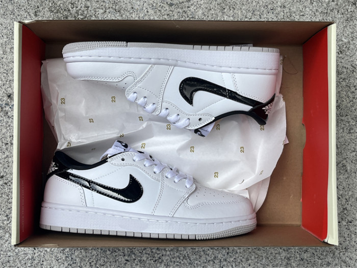 Authentic Air Jordan 1 Low 85 “Metallic Black”