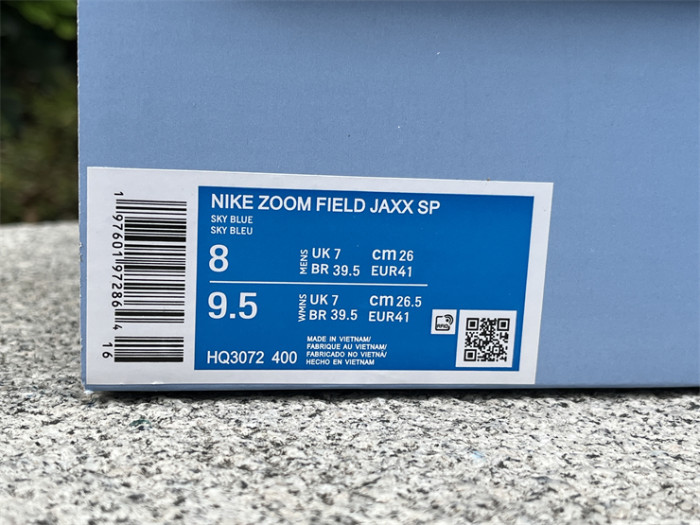 Authentic Travis Scott x Nike Zoom Field Jaxx Leche Blue