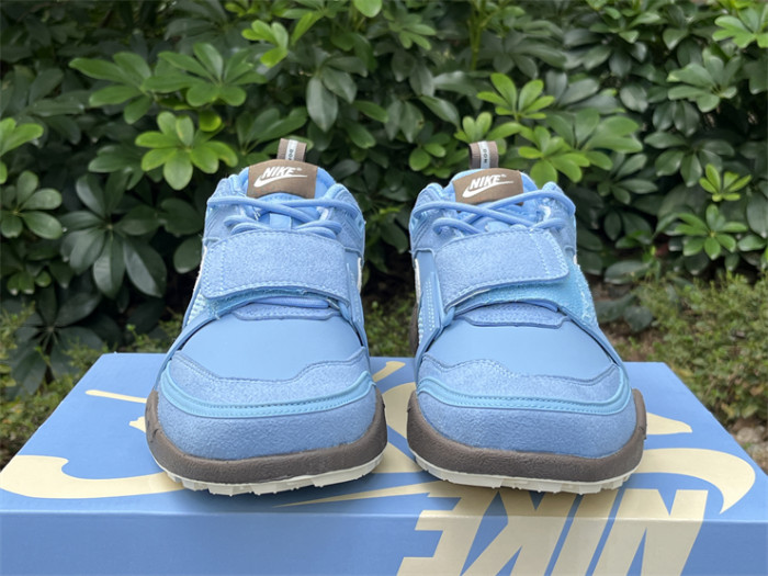 Authentic Travis Scott x Nike Zoom Field Jaxx Leche Blue