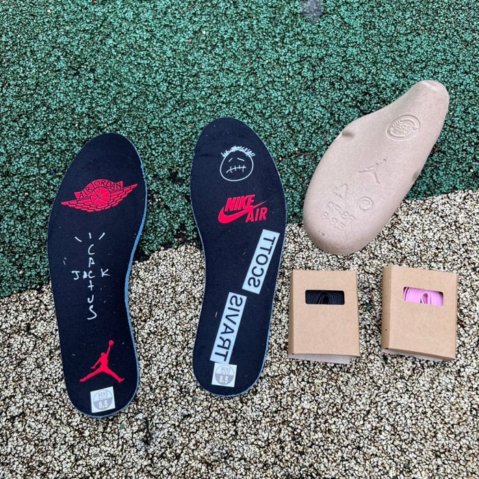 Authentic Travis Scott x Air Jordan 1 Low “Medium Olive”