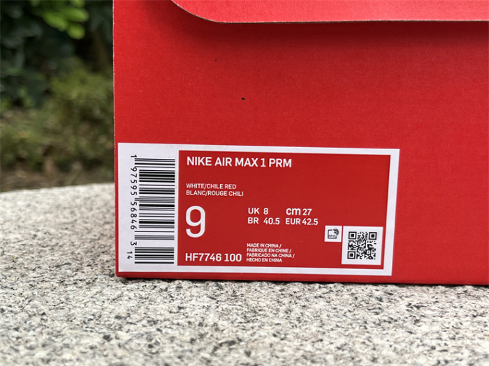 Authentic Nike Air Max 1 Premium SE Hot Sauce