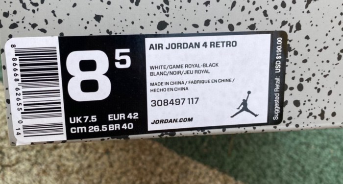 Authentic Air Jordan 4 Retro “Motorsport”