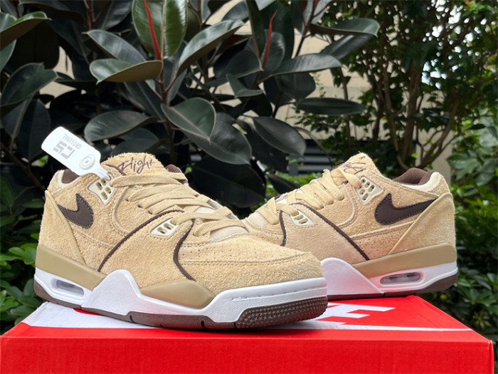 Authentic Nike Air Flight 89 Low “Khaki Suede”