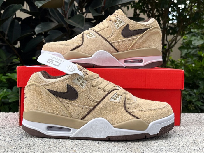 Authentic Nike Air Flight 89 Low “Khaki Suede”