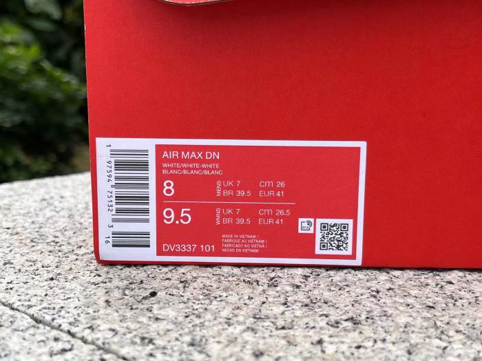 Authentic Nike Air Max Dn “White Metallic Silver”