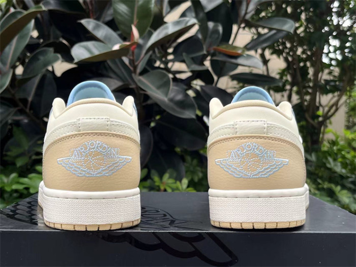 Authentic Air Jordan 1 Low “Coconut Mili