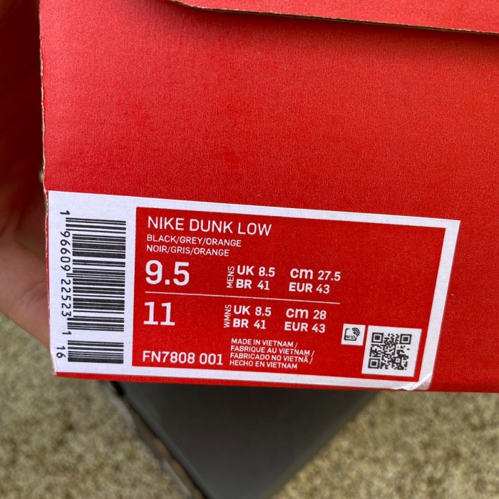 Authentic Nike Dunk Low Mini Swoosh