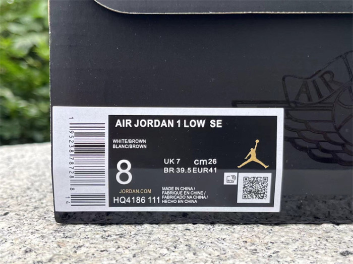 Authentic Air Jordan 1 Low “Coconut Mili