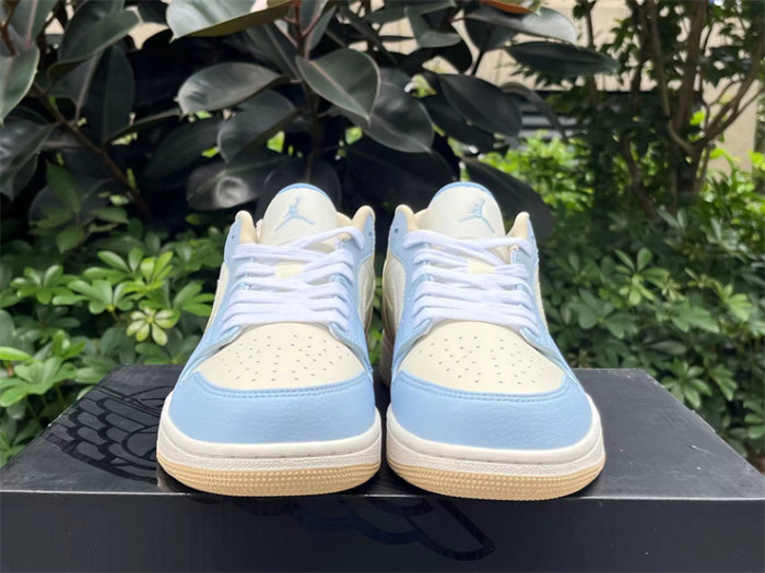 Authentic Air Jordan 1 Low “Coconut Mili