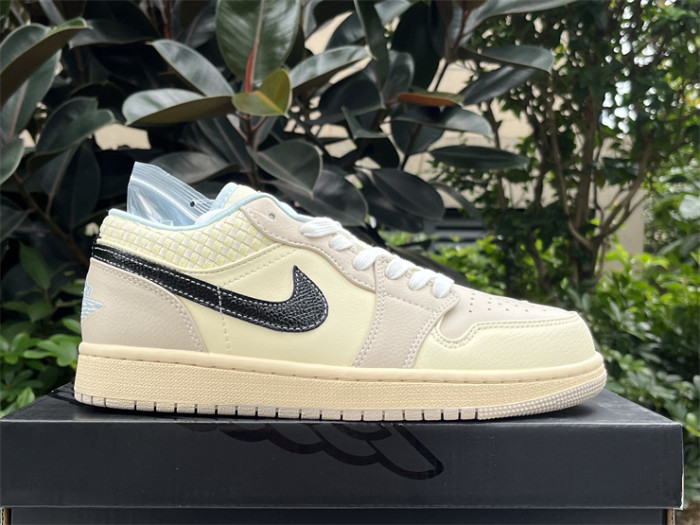 Authentic Air Jordan 1 Low Sanddrift GS