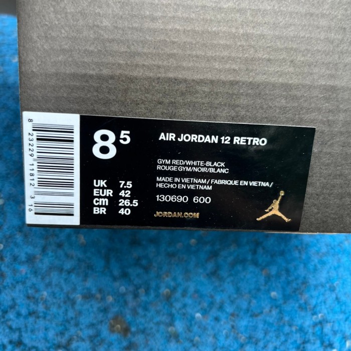 Authentic Air Jordan 12 “Gym Red”