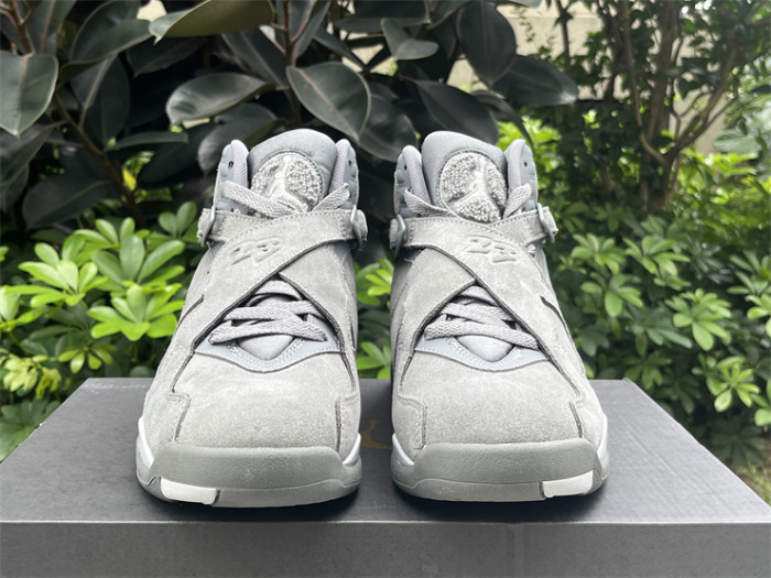 Authentic Air Jordan 8 “Cool Grey”