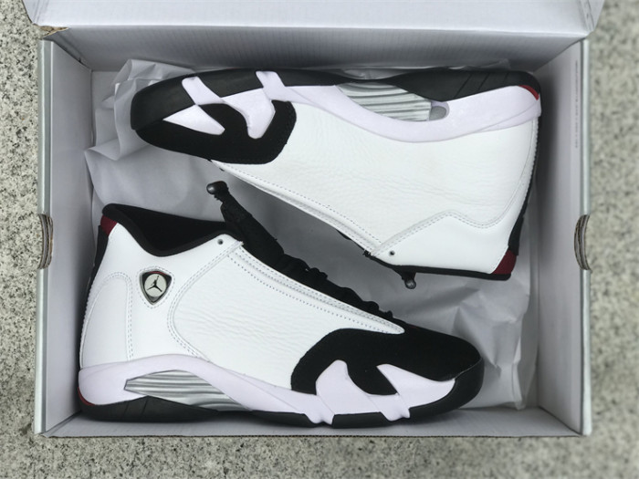 Authentic Air Jordan 14 “Black Toe” 2024
