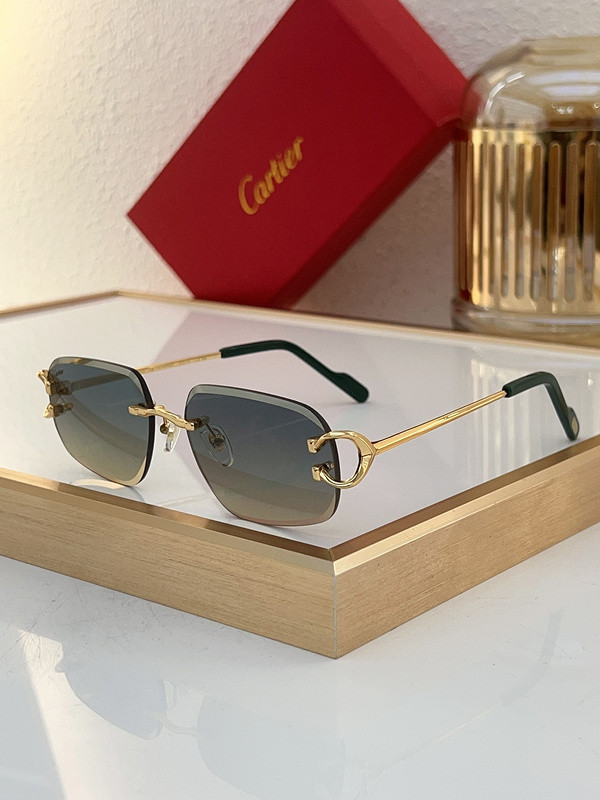 Cartier Sunglasses AAAA-6837