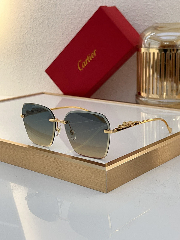 Cartier Sunglasses AAAA-6764