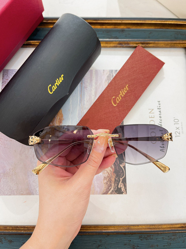 Cartier Sunglasses AAAA-6176