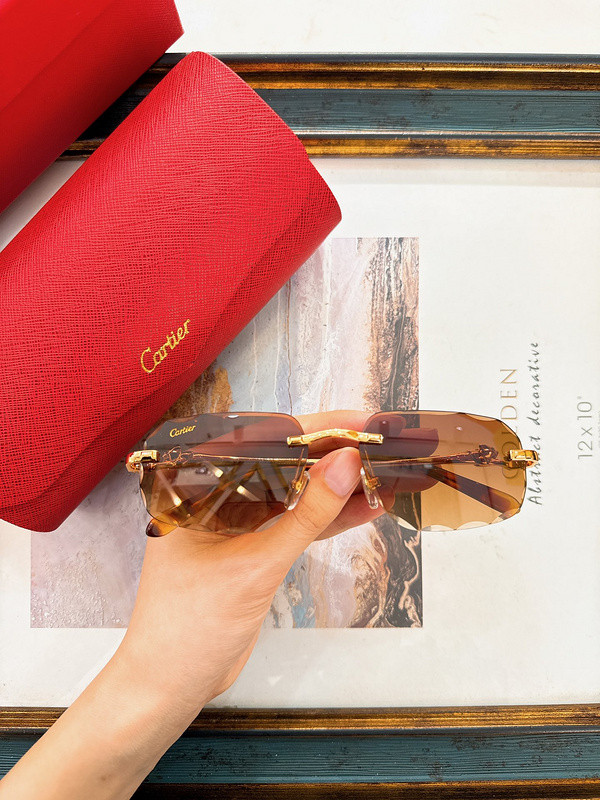 Cartier Sunglasses AAAA-5946