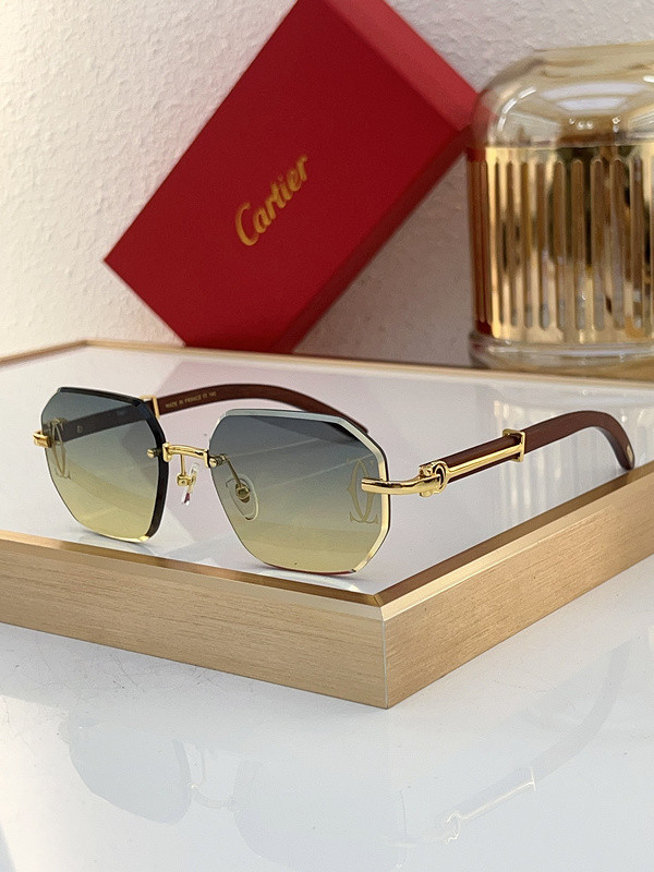 Cartier Sunglasses AAAA-6264