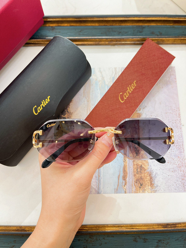 Cartier Sunglasses AAAA-5907