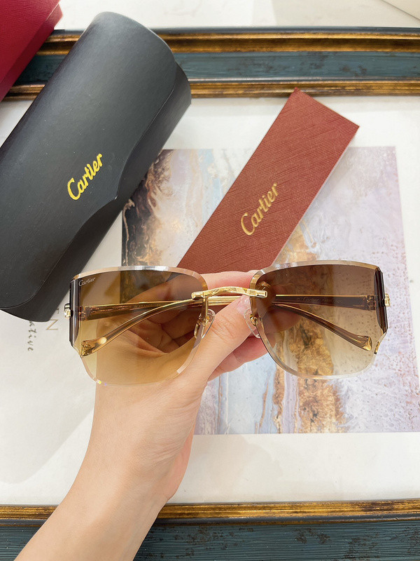 Cartier Sunglasses AAAA-6137