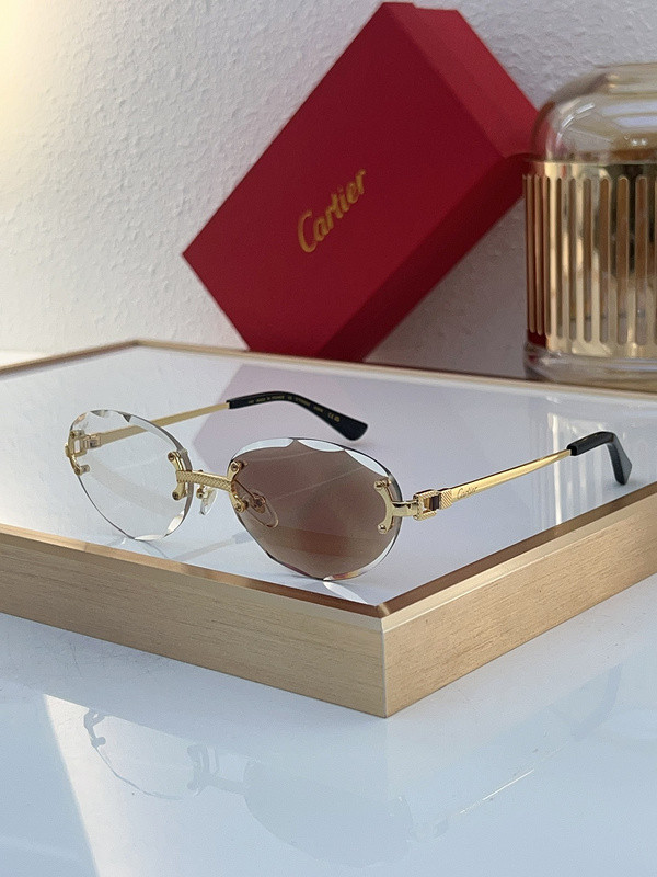 Cartier Sunglasses AAAA-6801