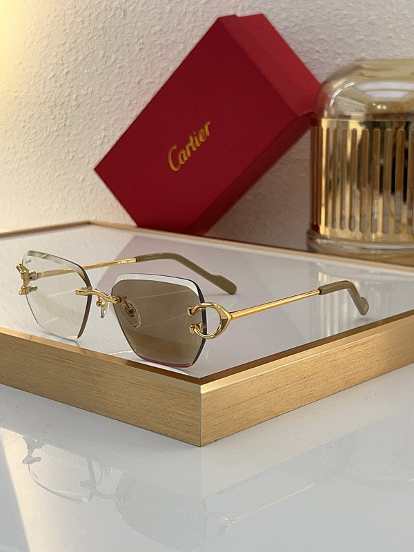 Cartier Sunglasses AAAA-6833