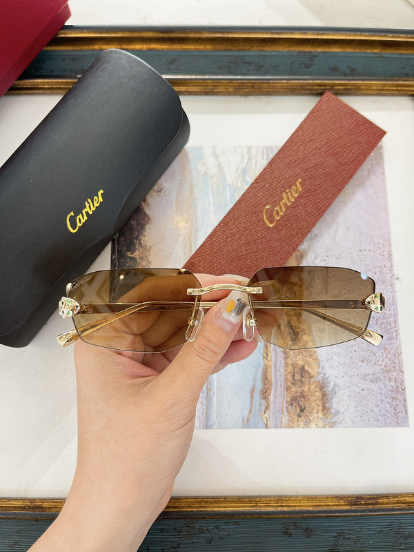 Cartier Sunglasses AAAA-6099