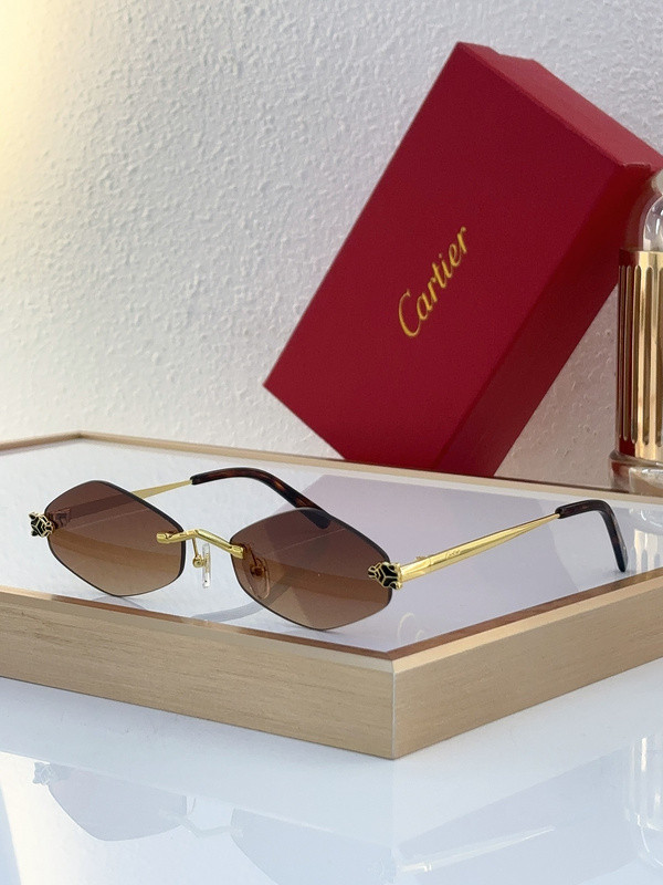 Cartier Sunglasses AAAA-6718