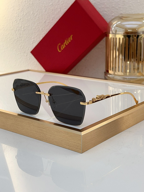 Cartier Sunglasses AAAA-6761