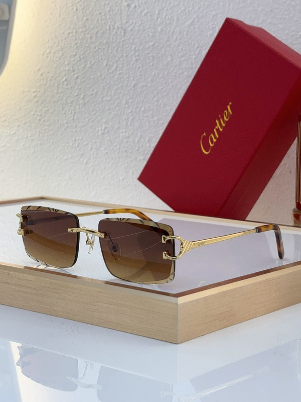 Cartier Sunglasses AAAA-6868