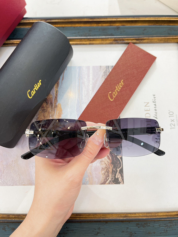 Cartier Sunglasses AAAA-5884